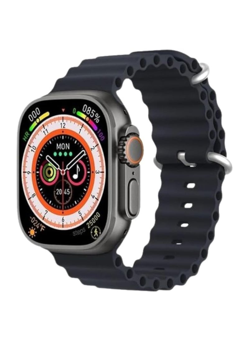 adhomax New T900 Ultra 2 smart watch Elegant Design 2.2" NFC, infinite display, Fitness Tracker, Heart Rate, Bluetooth, Wireless Charging, works with IOS and android, for men and women - Image 5
