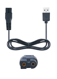 Generic USB Shaver Charging Plug Cable 5V Electric Adapter Power 2Pin  - Image 1