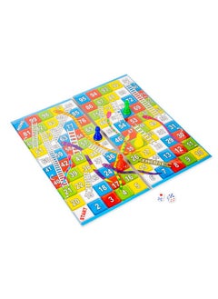 RATNA'S RATNA'S Classic Strategy Game Little Snakes and Ladders with Ludo 2 In 1 for Young Businessman (Multicolour),5 years and up  - Image 2