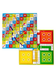 RATNA'S RATNA'S Classic Strategy Game Little Snakes and Ladders with Ludo 2 In 1 for Young Businessman (Multicolour),5 years and up  - Image 3
