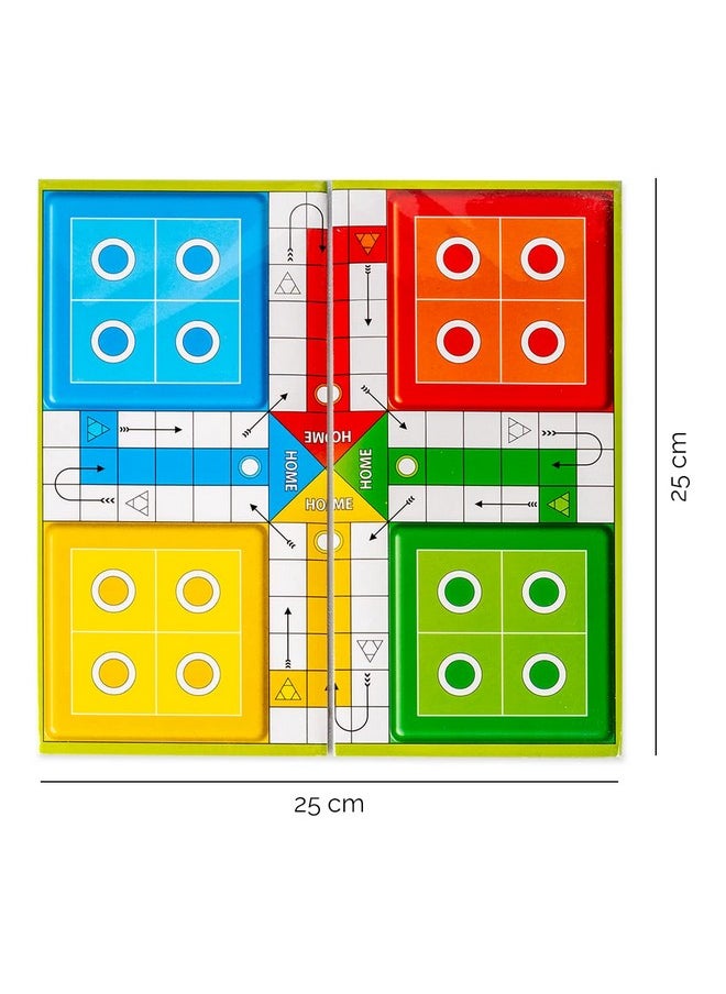 RATNA'S - RATNA'S Classic Strategy Game Little Snakes and Ladders with Ludo 2 In 1 for Young Businessman (Multicolour),5 years and up - Image 1