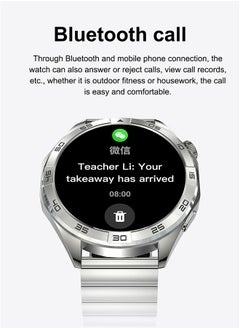RollsTimi  Smart Watch for Men 1.55" Full Touch Screen with Bluetooth Call Chat with Heart Rate Sleep Monitoring Activity Tracker IP67 Waterproof Fitness Tracker for Android iOS.  - Image 2