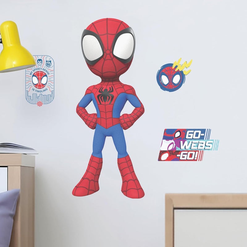 Wall Palz Marvel Spidey and His Amazing Friends Wall Decal  24 Augmented Reality SpiderMan Bedroom Wall Decor Peel and Stick Vinyl Wall Stickers - Image 1