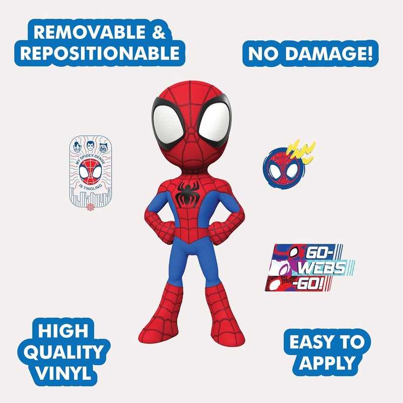 Wall Palz Marvel Spidey and His Amazing Friends Wall Decal  24 Augmented Reality SpiderMan Bedroom Wall Decor Peel and Stick Vinyl Wall Stickers - Image 3