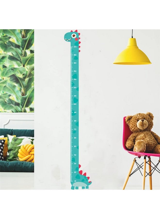 DEKMILE Green Dinosaur Vinyl Self-Adhesive Growth Chart Decal for Kids Room Bedroom Nursery Wall Decor StickerRemovable Baby Height Measure Mural 10cm to 170cm - Image 4