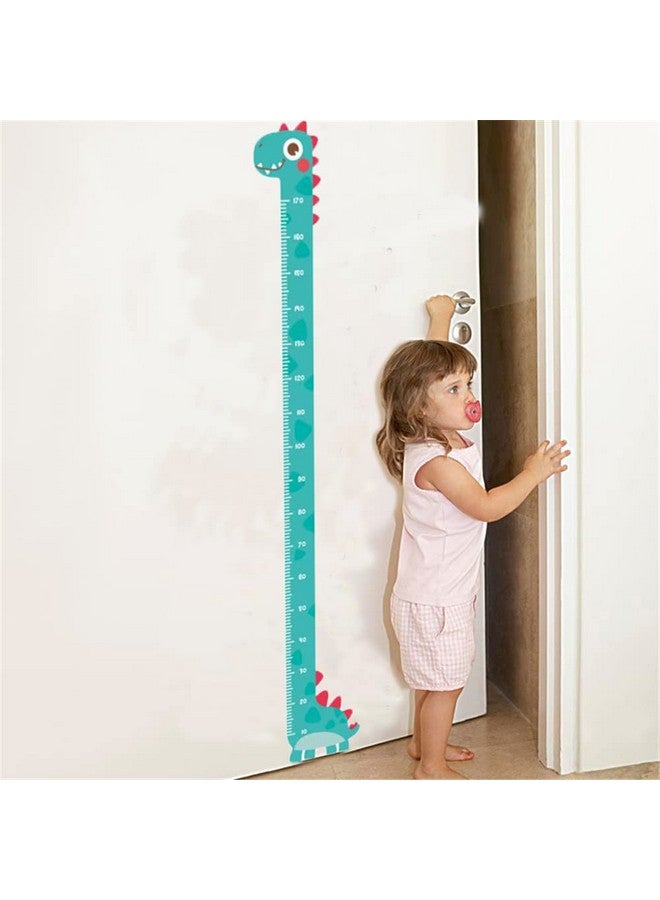 DEKMILE Green Dinosaur Vinyl Self-Adhesive Growth Chart Decal for Kids Room Bedroom Nursery Wall Decor StickerRemovable Baby Height Measure Mural 10cm to 170cm - Image 5