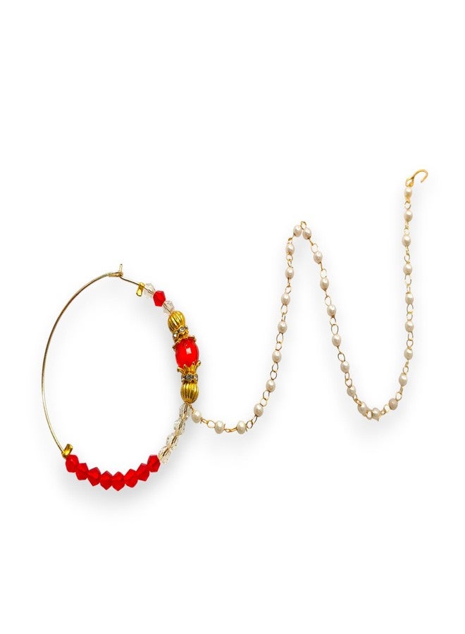 SUN SHINE Nose Ring/Nath for Women and Girls - Image 1