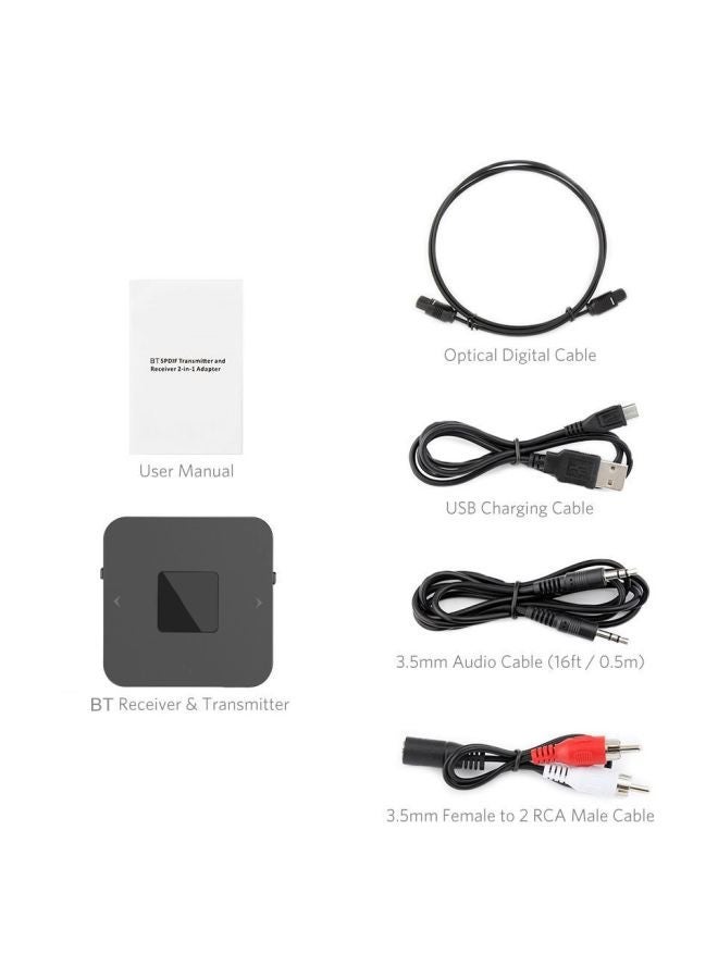 NIBEMINENT 450.0 mAh 2-In-1 Wireless Audio Adapter Black - Image 5