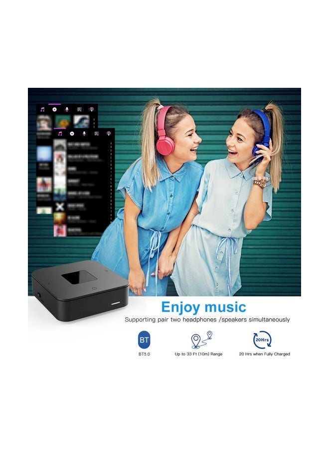 NIBEMINENT 450.0 mAh 2-In-1 Wireless Audio Adapter Black - Image 4