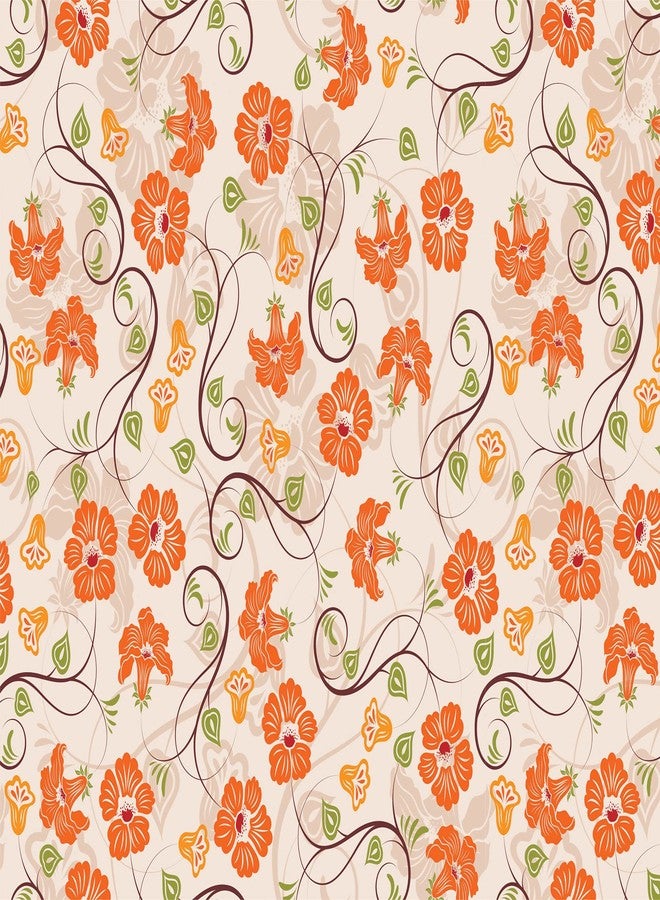 WALL DECOR Floral Decor Wallpaper Multicolor Wall Sticker for Home D�cor, Living Room, Bedroom, Hall, Kids Room, Play Room(Self Adhesive Vinyl, Waterproof Model DW089) (16 X 96 INCH) - Image 3