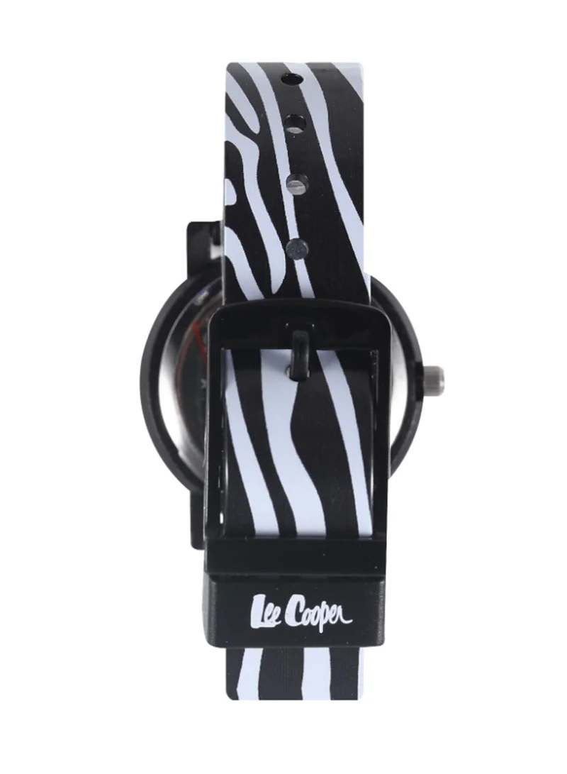 Lee Cooper Lee Cooper LC.K.2.636 Unisex Multi Function Display Watch & Silicone Strap Black