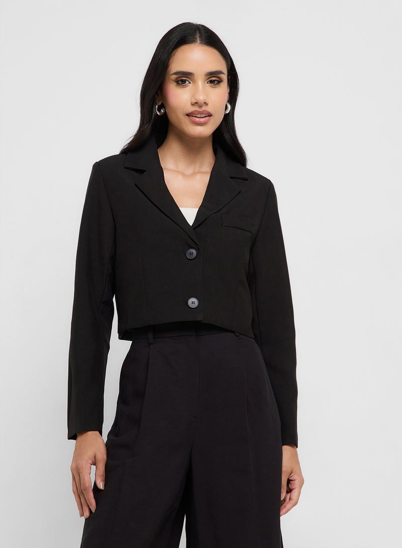 Ginger Single Breasted Cropped Jacket  - Image 1