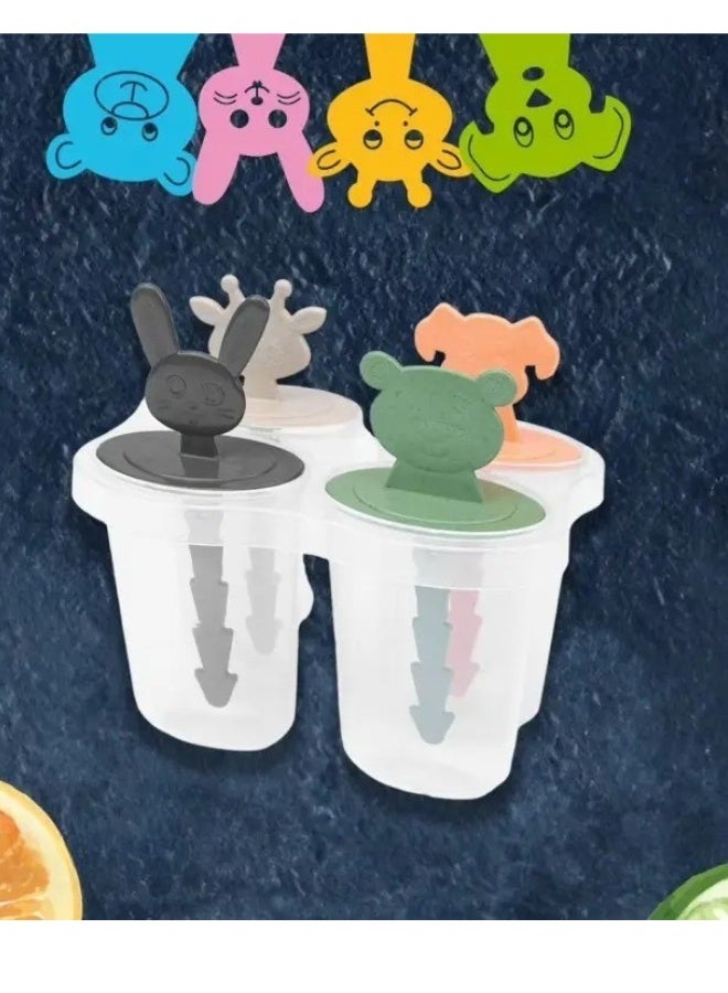 Happy Home Set of 4 Ice Cream Molds - Image 4