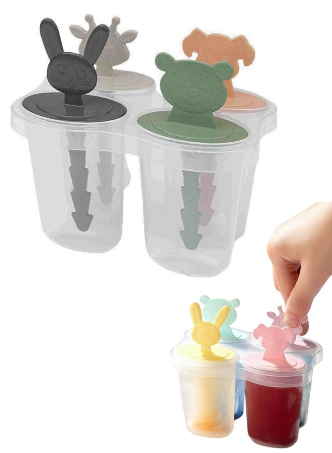 Happy Home Set of 4 Ice Cream Molds - Image 1