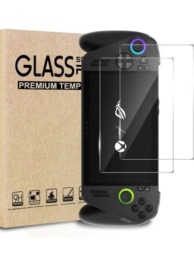 2 Pack Screen Protector for ASUS ROG Xbox Ally X/Xbox Ally 2025 / ROG Ally X 2024 / ROG Ally 2023 7 inch Tempered Glass, Transparent Ultra HD, Anti-Scratch, Anti-Fingerprint