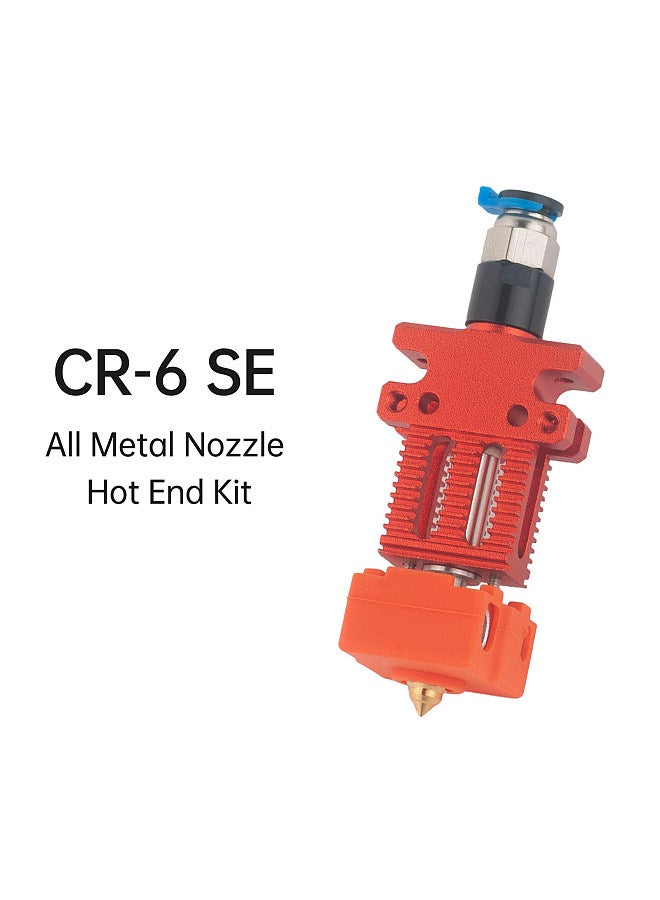 CR-6 SE All Metal  Nozzle Hot End Kit with Heat Block and 0.4mm Nozzle and Silicone Sock Compatible with  Ender 3/CR6 SE 3D Printer Parts  - Image 2