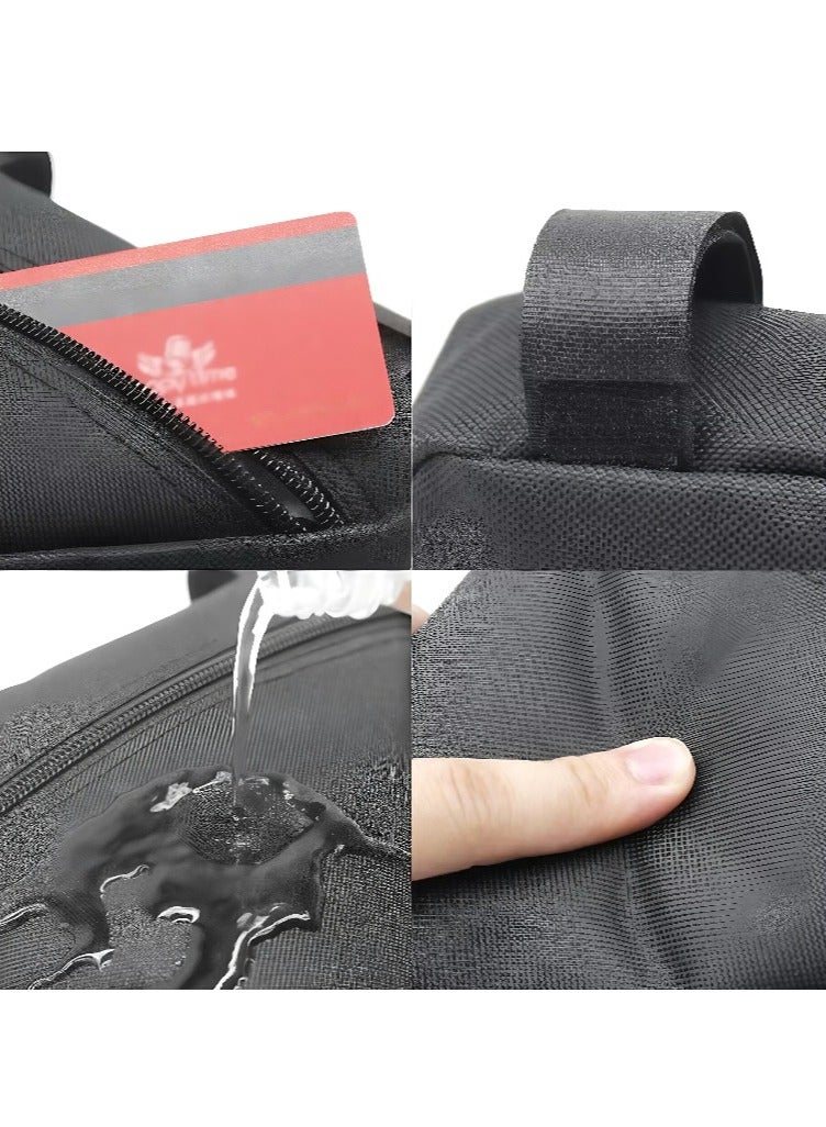 Generic Bicycle and mountain bike triangular bag storage bag, bicycle bag, upper tube crossbeam bag, bicycle equipment accessories, large-capacity waterproof.  - Image 2