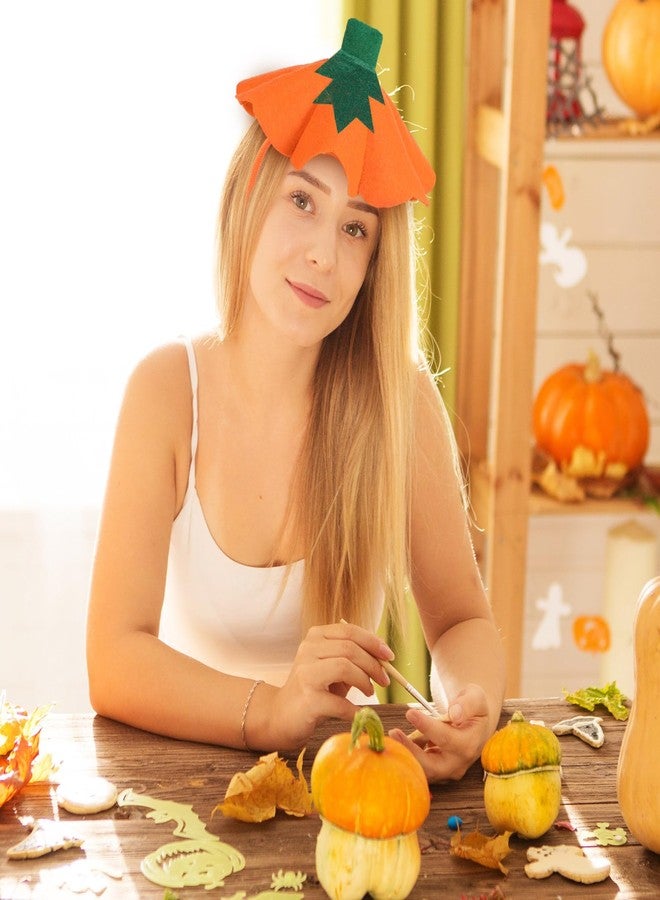 Hotop 48 Pcs Halloween Pumpkin Headbands, Pumpkin Hat Dress up Headband Hair Bands Hair Hoops, Halloween Costume Party Supplies Headwear Accessories for Women Adult - Image 4