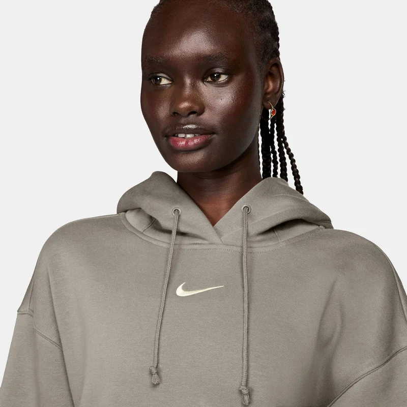 Nike Black Women's Sportswear Phoenix Fleece Hoodie for Women | Best Price UAE