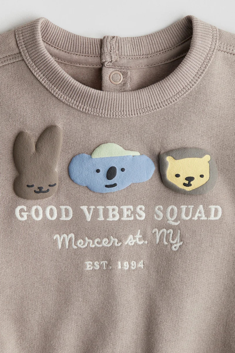 H&M Motif-detail sweatshirt