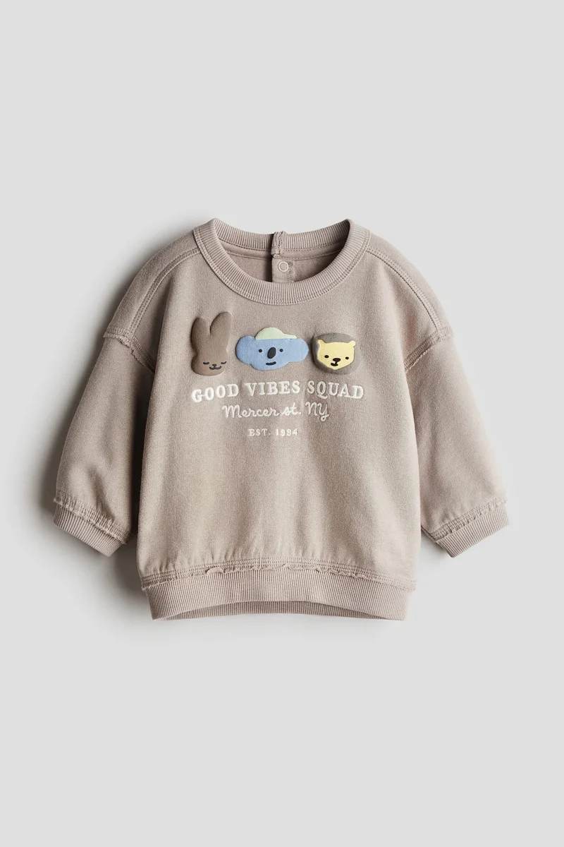 H&M Motif-detail sweatshirt