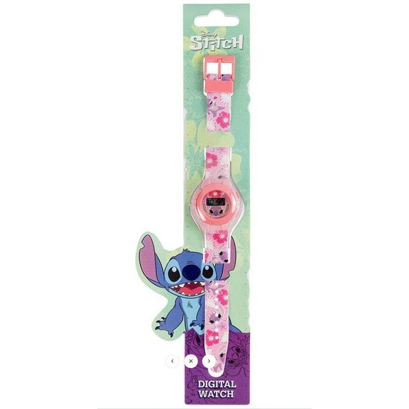 Disney Lilo & Stitch Stitch Angel Digital Watch (Pink) - Image 1