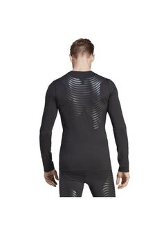 Adidas Adidas Tf Cntrl Ls Tee Black Training T-Shirts For Men Xs  - Image 5