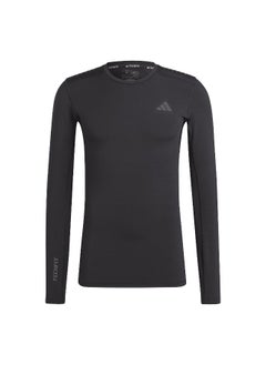 Adidas Adidas Tf Cntrl Ls Tee Black Training T-Shirts For Men Xs  - Image 2