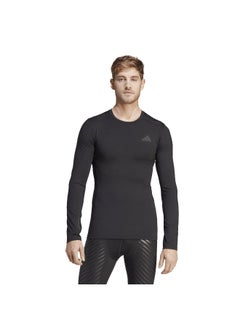 Adidas Adidas Tf Cntrl Ls Tee Black Training T-Shirts For Men Xs  - Image 3