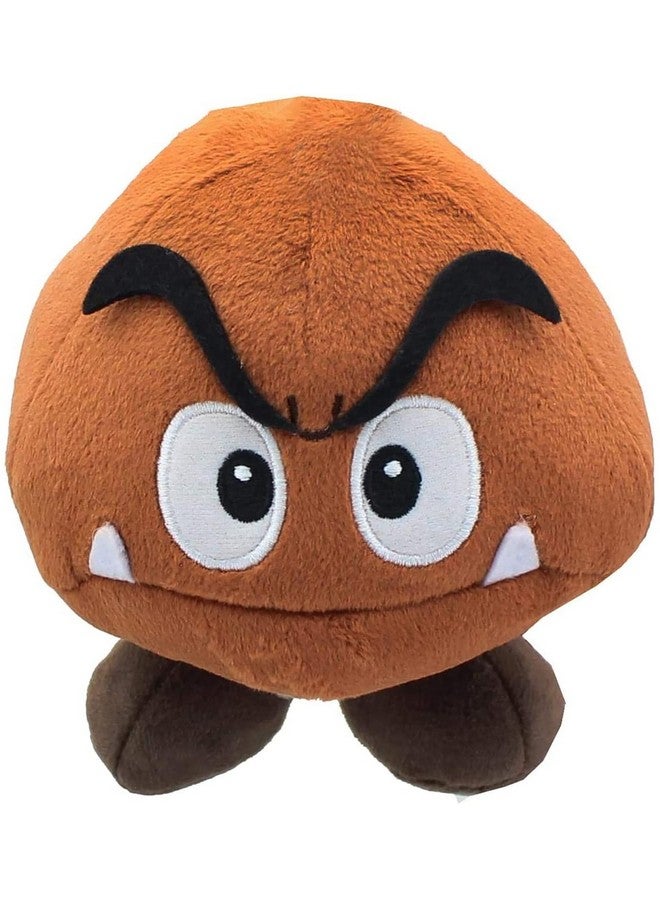 Little Buddy Super Mario All Star Collection 1427 Goomba Stuffed Plush, 5", Multi-Colored - Image 1