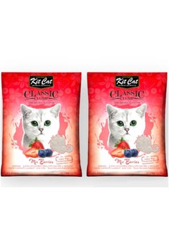 Kit Cat Kit Cat Classic Sand for Cats with Strawberry Scent 10L 2 Pieces 