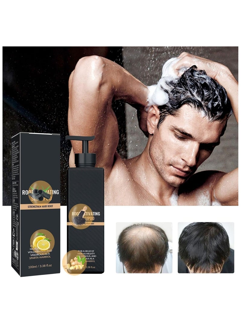 LUNOON Root Activator & Thickening Shampoo, Natural Hair Loss Solution for Men & Women - Image 3