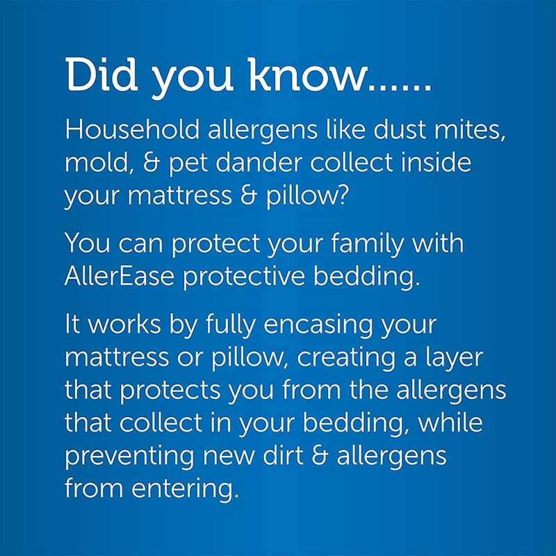 Aller-Ease AllerEase Waterproof Mattress Protector, Maximum Allergy Mattress Protector, Twin XL Mattress Cover - Image 5