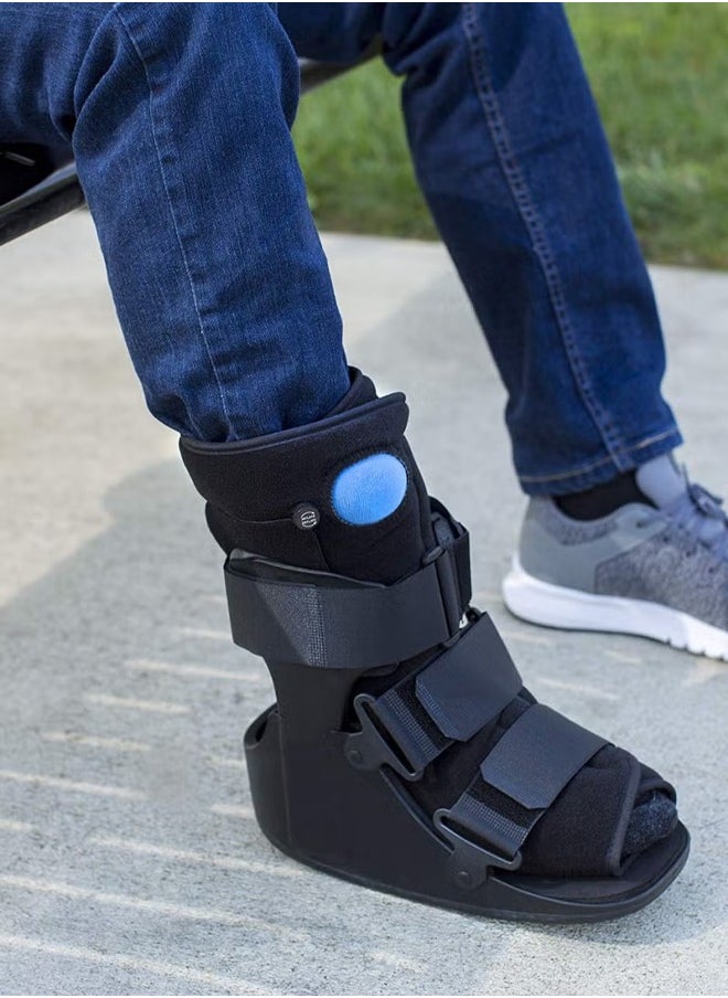 Arabest - Short Air Cam Walker Fracture Boot,Walking Boot Fracture Boot for Broken Foot,Air Walking Boot Fracture Boot Short Walker Protective Boot Sprained Ankle - Image 1