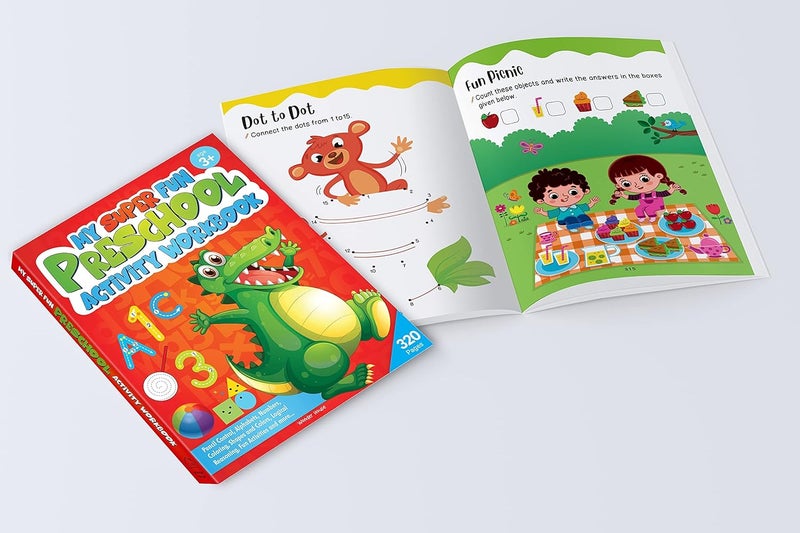 My Super Fun Preshool Activity Workbook for Children: Pattern Writing, Colors, Shapes, Numbers 1-10, Early Math, Alphabet, Brain Booster Activities, Following Directions and Interactive Activities - Image 4