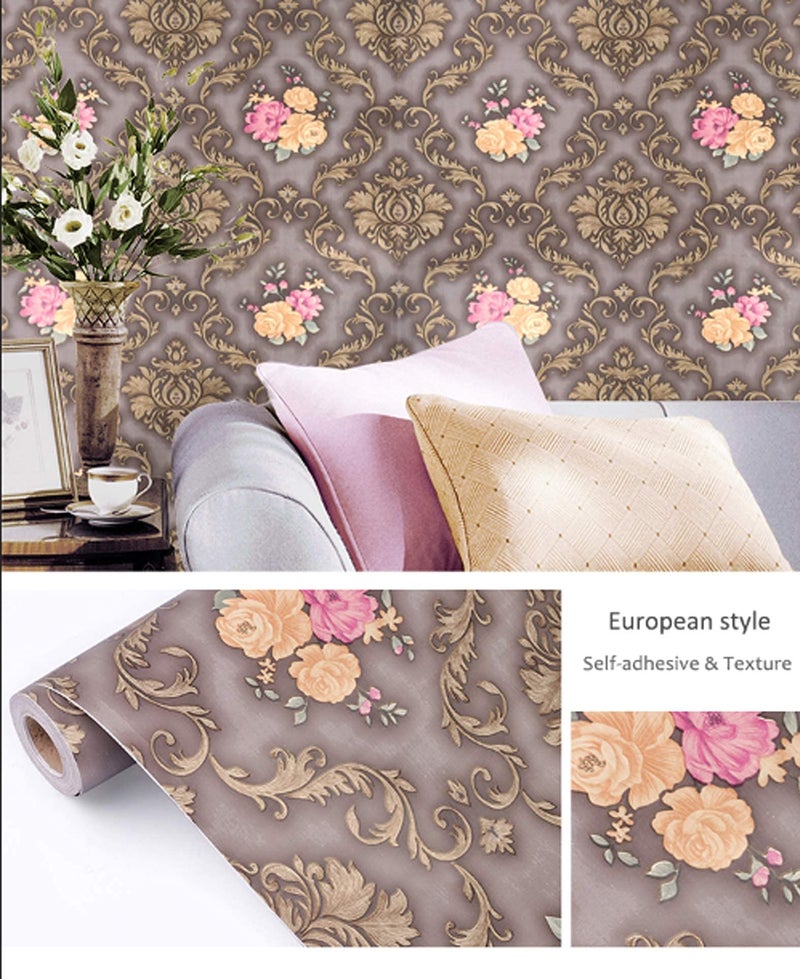 Eurotex Peel and Stick Wallpaper, Self Adhesive DIY Wall Sticker for Bedroom Hall Living Room Kitchen Home & Office, PVC Coated & Waterproof Surface Scratch Resistant – 45 x 600cm - Image 5