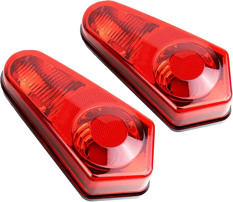 Atubeix Taillight Housing Assembly for Polaris Sportsman 400 500 550 570 700 800 850 1000 (2005-2017) - 2pcs Red - Image 2