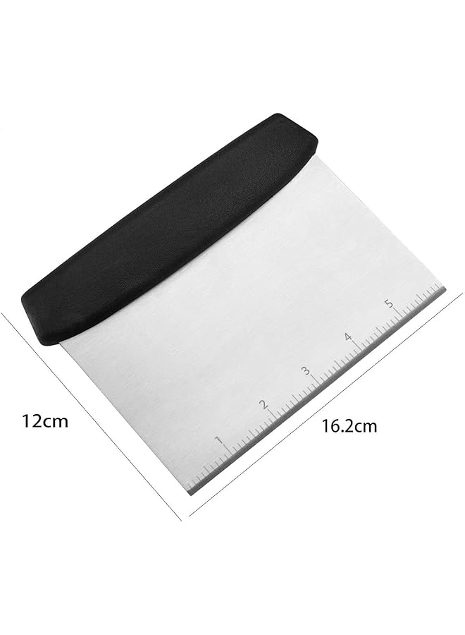 erorex Stainless Steel Bench Dough Scraper Cutter Multi Purpose Bread Tool - Image 4