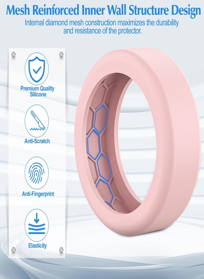 Hexasider 6 Pack Smart Ring Cover Fits 7mm and 8mm Ring Smart, Anti-Scratch Silicone Case for Working Out Gym Smart Rings Protector for Women Men (S+8mm) - Image 4