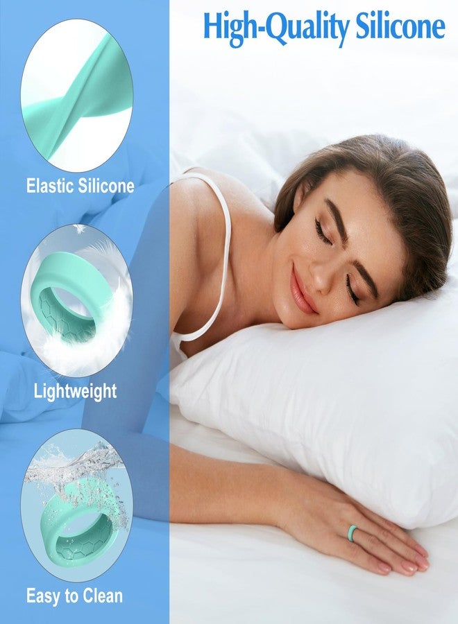 Hexasider 6 Pack Smart Ring Cover Fits 7mm and 8mm Ring Smart, Anti-Scratch Silicone Case for Working Out Gym Smart Rings Protector for Women Men (S+8mm) - Image 5