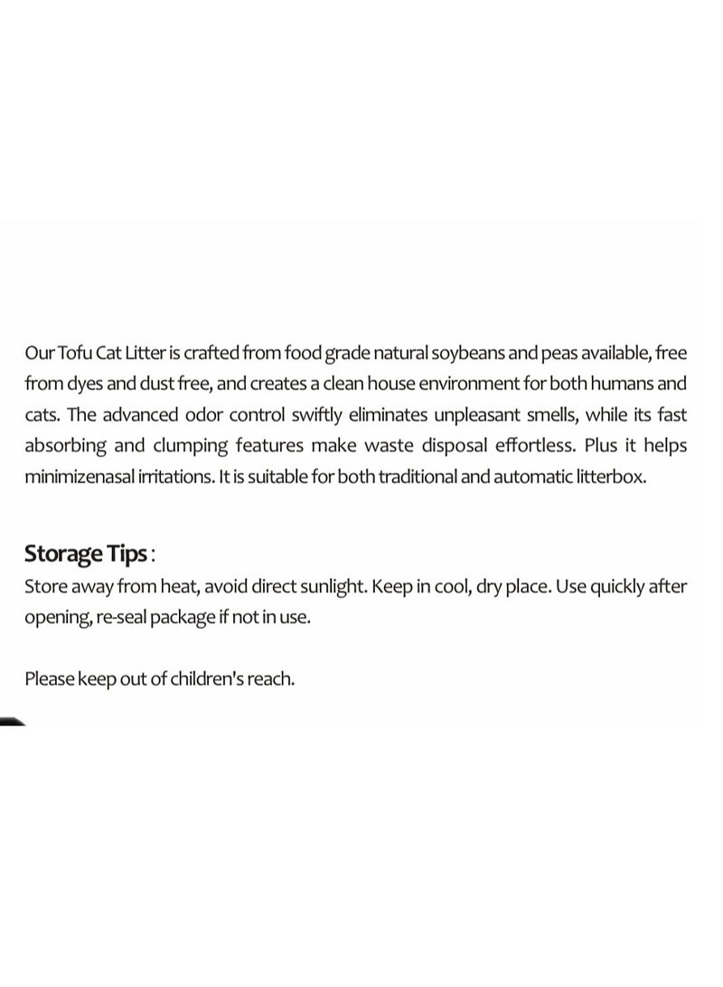 Generic Natural Tofu Cat Litter  6L 2.5kg  - Image 2