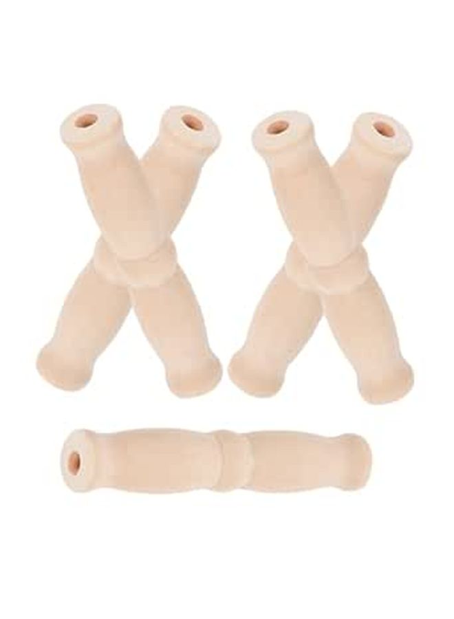 Ergonomic Wooden Basket Grip Handles For Pails And Buckets Lightweight Comfortable Carry - Image 1