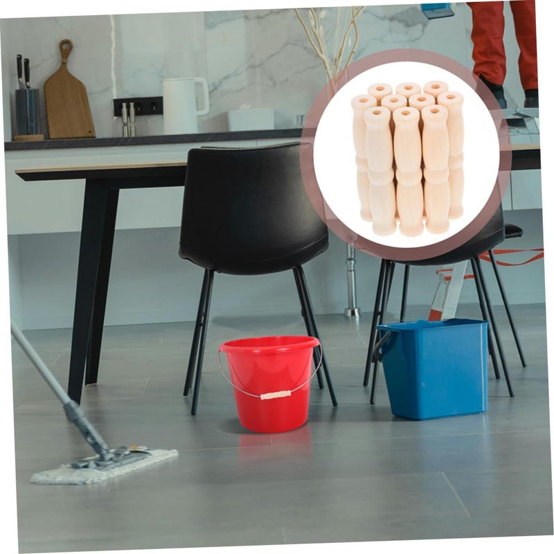 Ergonomic Wooden Basket Grip Handles For Pails And Buckets Lightweight Comfortable Carry - Image 5