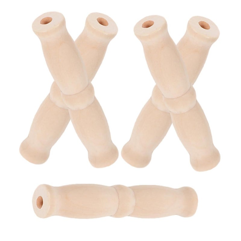 Ergonomic Wooden Basket Grip Handles For Pails And Buckets Lightweight Comfortable Carry - Image 2