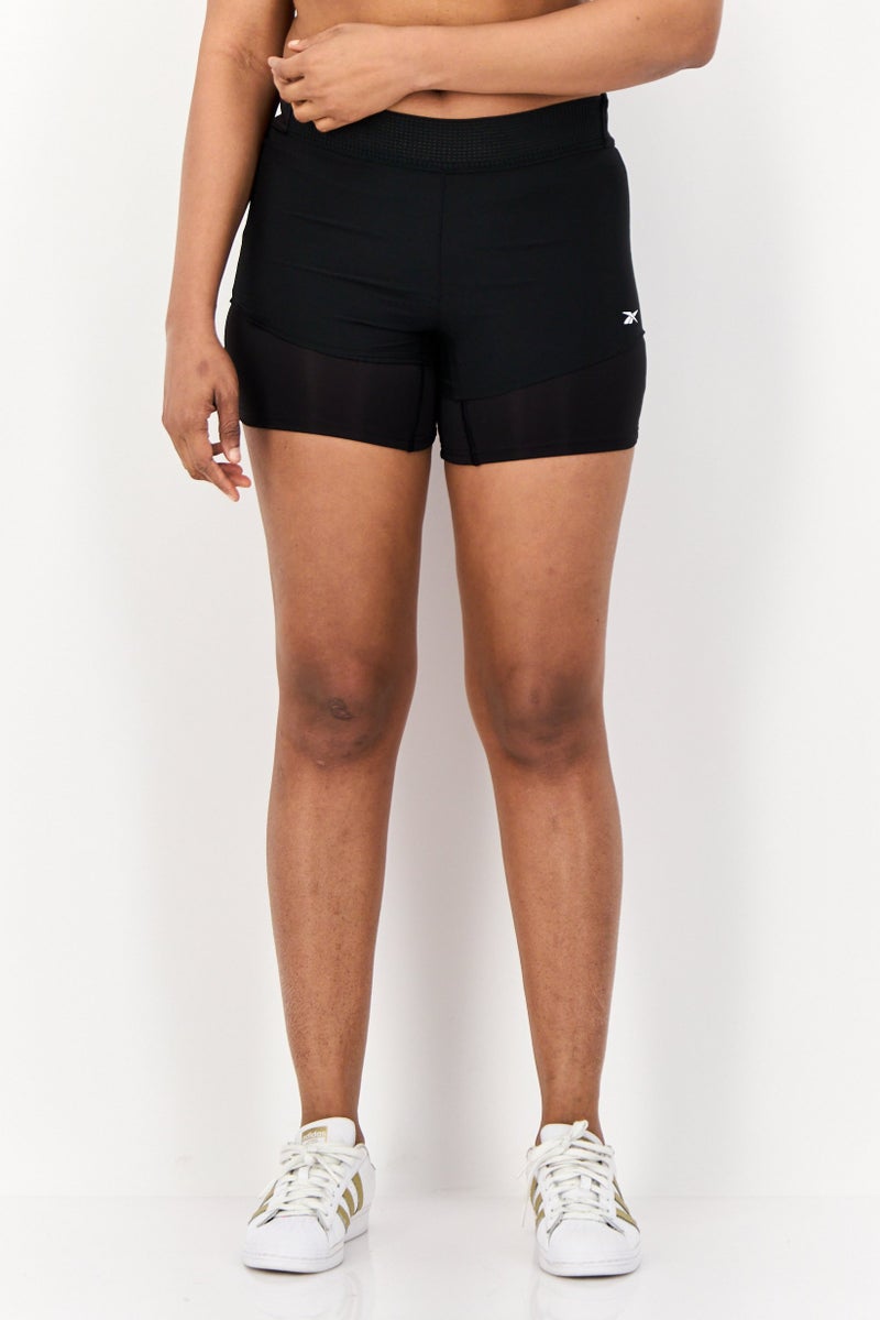 Reebok Women Sportswear Fit Training Shorts, Black - Image 1