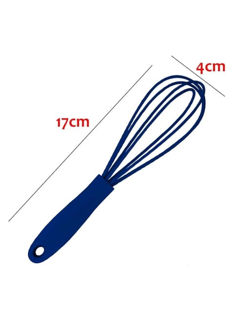 Multi-purpose Silicone Egg Beater Random Color 1pc