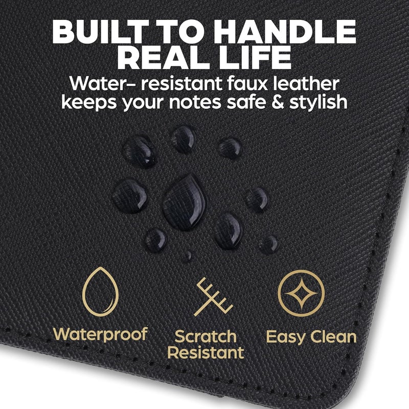 Trailblaze Premium Folio Cover Compatible with Rocketbook Everlast, Wave, Fusion, Panda, Smart Reusable Notebook - Executive Size A5 Portfolio Organizer Multiple Pockets & Sections Fits 6 x 8.8" Smart Notebook - Image 4