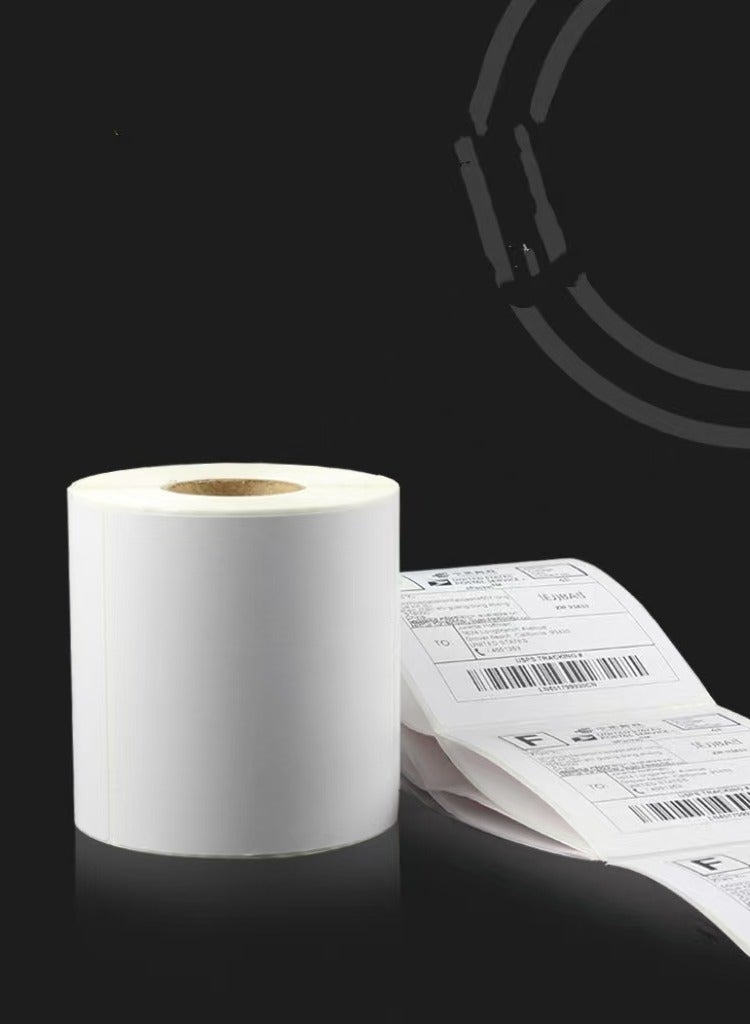 Direct Thermal Labels Self-Adhesive 100mmx100mm (3.93" x 3.93")Stickers, 500 Labels/Roll,Address Shipping Mailing Postage( Blank White) - Image 2