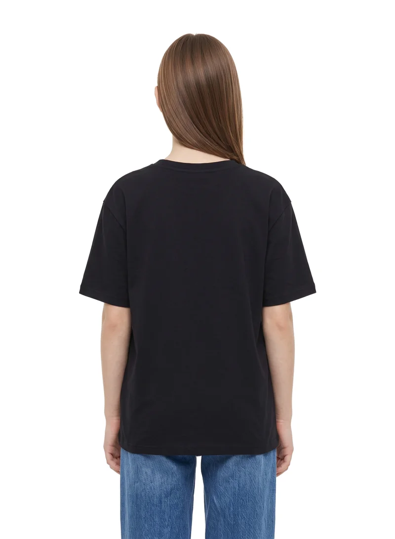 ديزني Disney Mickey & Minnie Mouse Vintage Graphic Women’s Drop Shoulder T-Shirt | Since 1928 Casual Crew Neck Cotton Tee