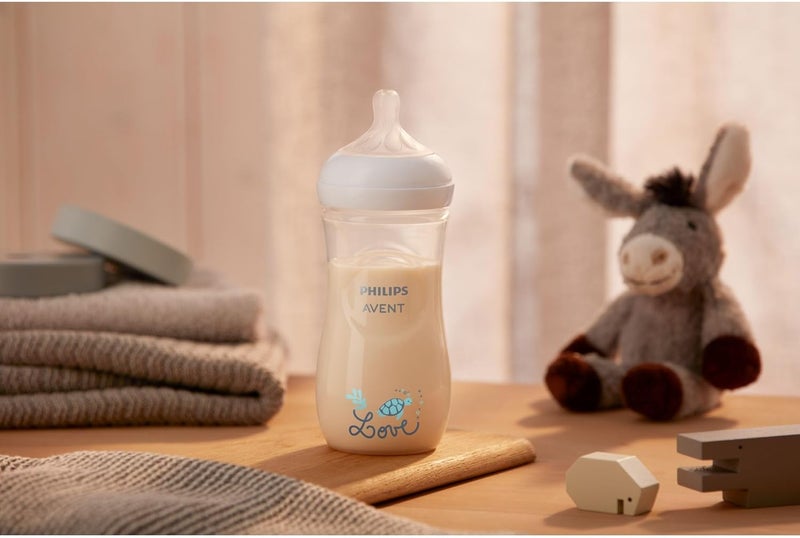 Philips AVENT Natural Response Baby Bottle 330 ml with Flow Rate 4, Teat from 3 Months (SCY906/11) - Image 4